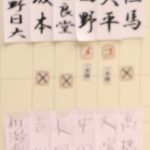 男子準決勝1　スコア