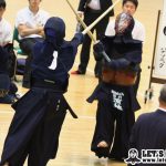 副将戦、パナES・高がメンで一本勝ち