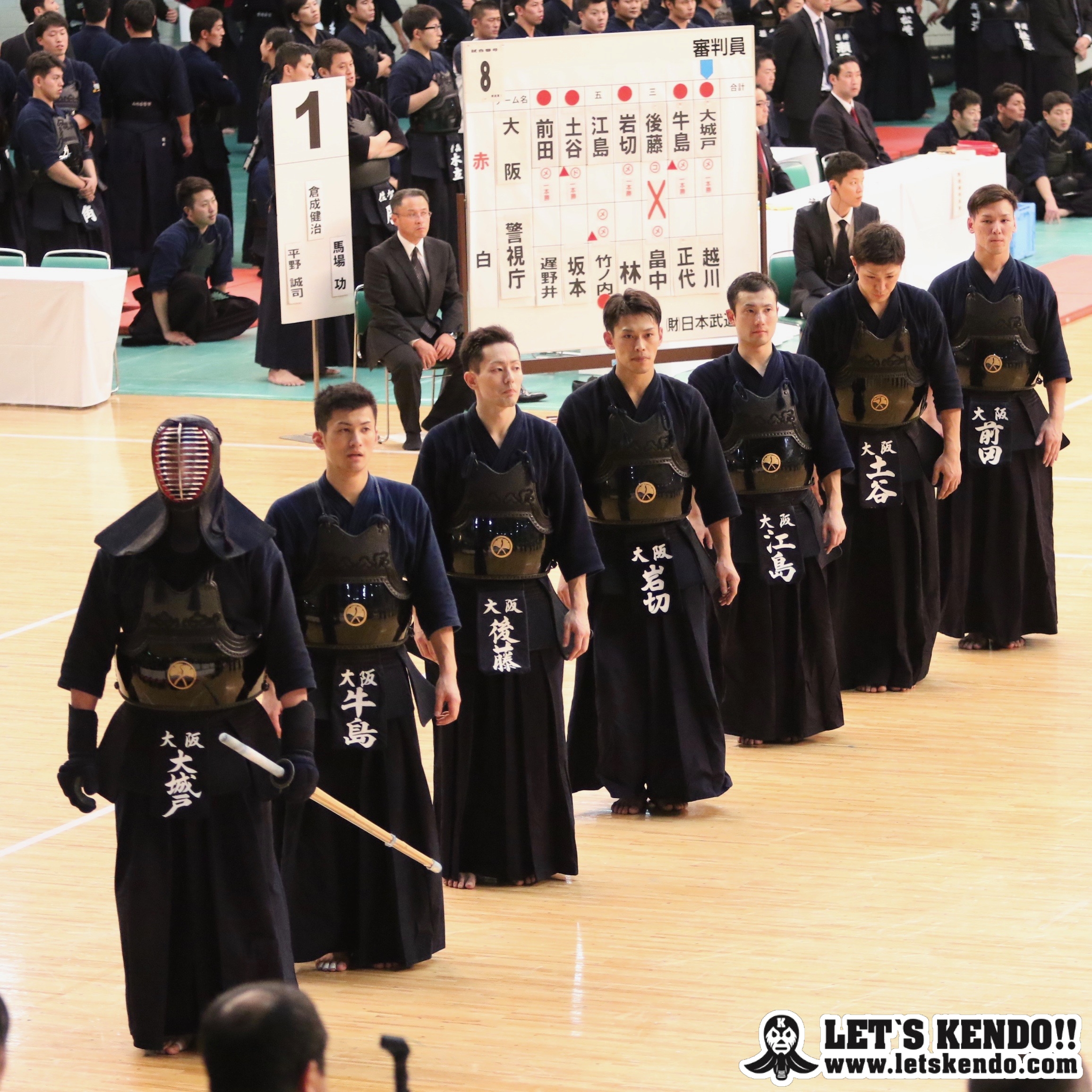 速報 生配信 10 16 H29全国警察剣道大会 剣道情報総合サイト Let S Kendo