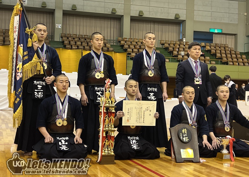全国高校剣道選抜大会　男子優勝　九州学院